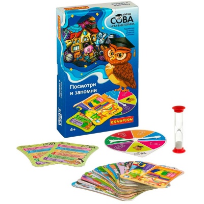 Игра-викторина Умная Сова Посмотри и запомни Bondibon ВВ4004